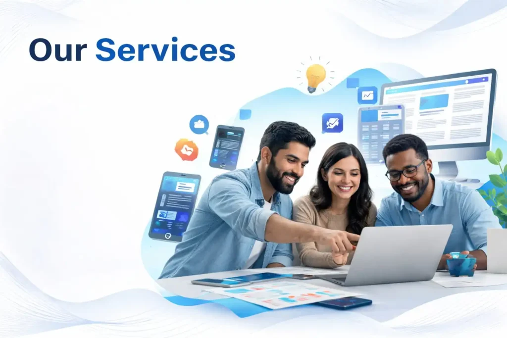 Creative minds weaving digital magic through web design and marketing solutions that inspire success