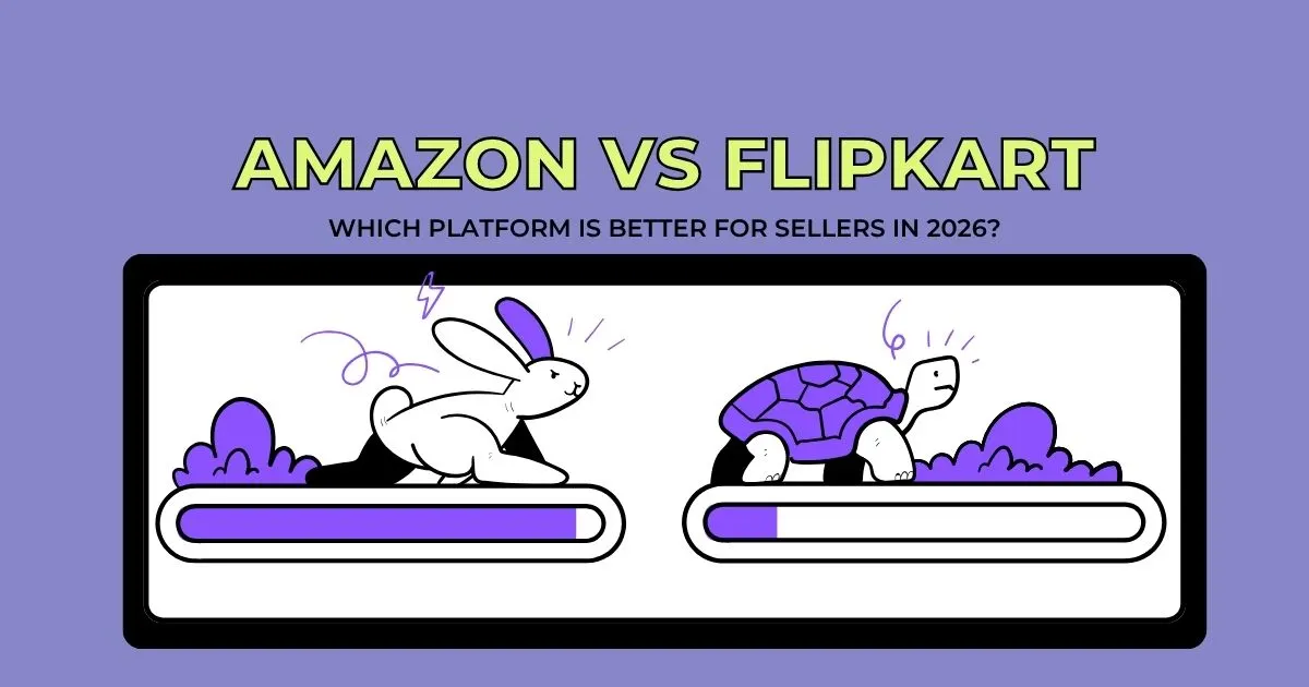 Amazon vs Flipkart 2026 comparison showing marketplace management services for sellers growth