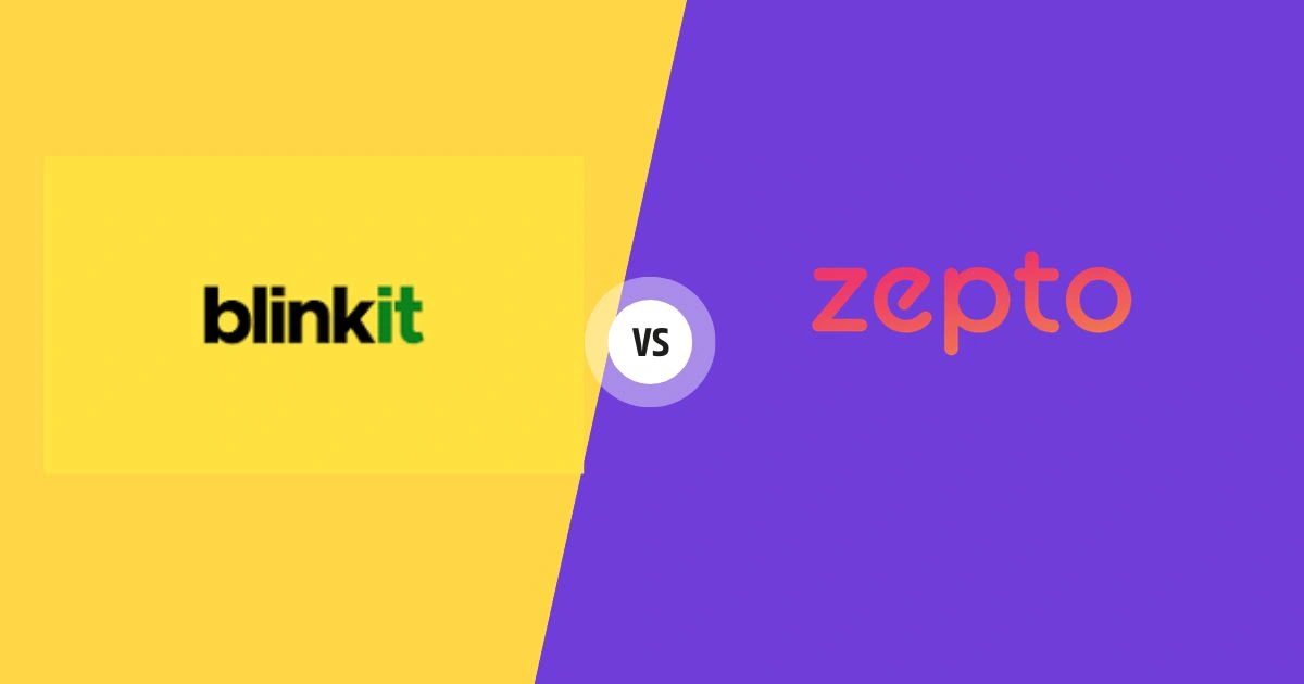 Zepto vs Blinkit comparison for sellers showing quick commerce platforms and marketplace management strategies in India