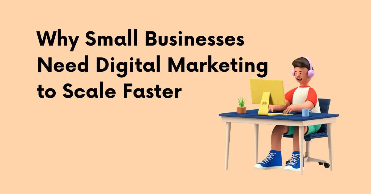 Small business owner using digital marketing strategies to increase online visibility, generate leads, and grow business with Avisha Digital Services.